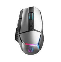 MOUSE INALAMBRICO + BT RECARGABLE GAMING STORM GRIP 9 BOTONES 24000 DPI RETROILUMINADO C/SOFTWARE RA