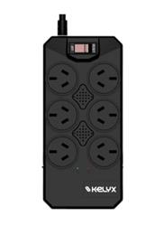 ESTABILIZADOR V2206-AR 6 TOMAS 600W 1200VA KELYX