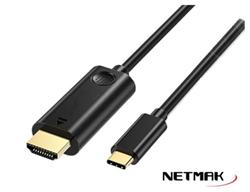 CABLE USB-C M A HDMI M 1.8 METROS NMTCH2 NETMAK