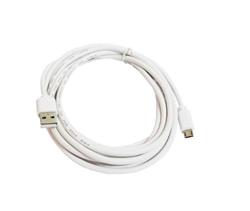 CABLE USB M A MICRO USB 3 METROS BLANCO REFORZADO